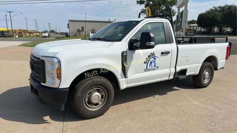 2024 Ford F250 Super Duty with Liftgate. Showing 14,803 miles. UNDER WARRANTY