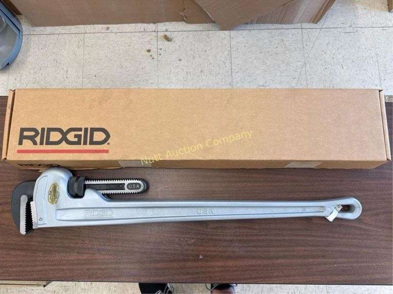 RIDGID 836 Aluminum 36-Inch Straight Pipe Wrench - Nutt Auction