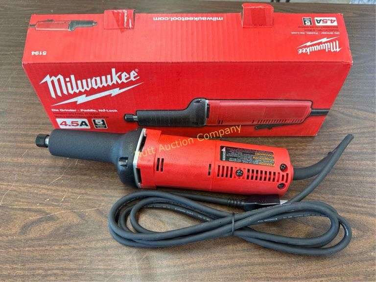 Milwaukee 5194 Die Grinder, 4.5A, 21,000 RPM, 120V, Serial: 057x139x