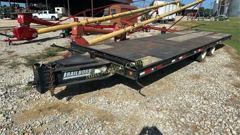 Trailboss Flatbed Trailer, NO TITLE, GVWR 49,860 lb., 2 Axle