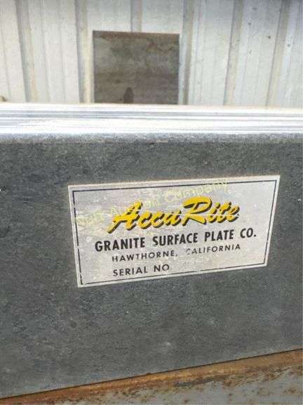 Accu-Rite Granite Surface Plate, 36"x24"x4"