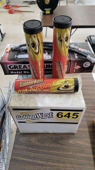 Golden West 613 Zee-Matic Grease Gun with Multi-Purpose Lithium Grease