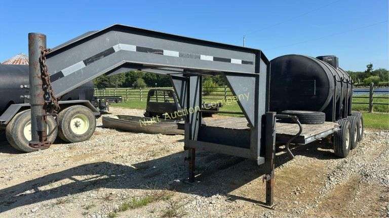 Shop Built Gooseneck Nurse Trailer. Triple axle. NO TITLE