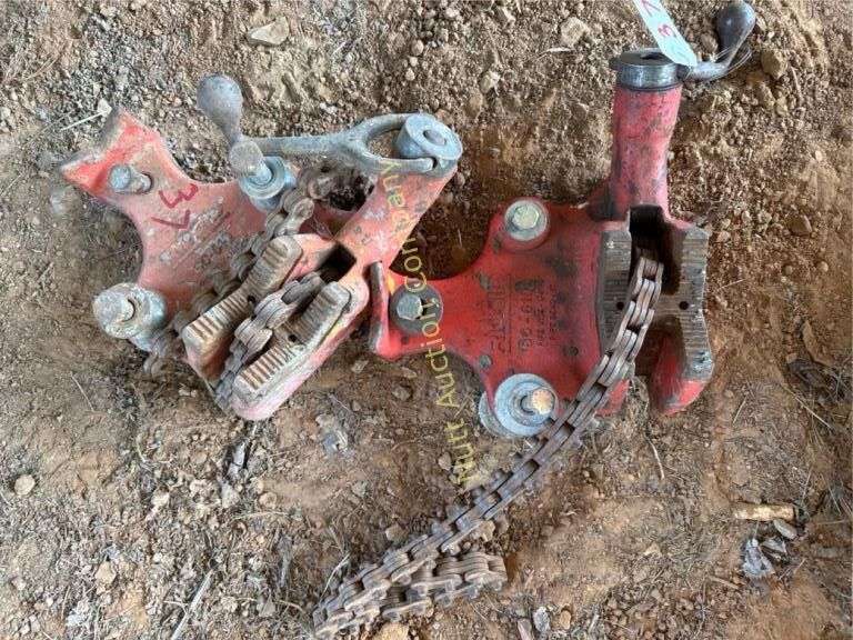 Ridgid BC-610 Chain Pipe Vises - Qty 2
