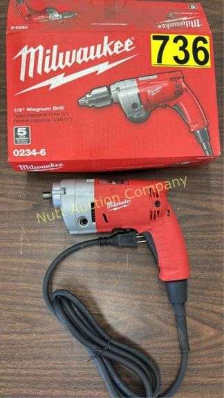Milwaukee 1/2" Magnum Drill, 850 RPM
