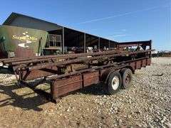 Gooseneck Hay Trailer, 32 ft Deck, 2 Axles, 10,000