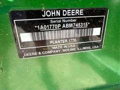 John Deere 1770NT Planter - Series *1 A01770P ABM7