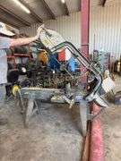 Wells 8M Metal Band Saw, Serial #17854, Heavy-Duty Stand