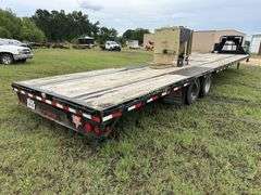 2019 PJ LD402 40ft Gooseneck Trailer with slide-in ramps, WITH TITLE