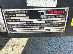 Talbert 2013 Lowboy Trailer, Model TAL 60/SA-HX-T1