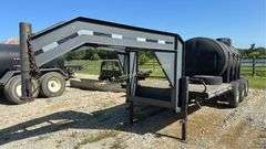 Shop Built Gooseneck Nurse Trailer. Triple axle. NO TITLE