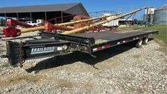 Trailboss Flatbed Trailer, NO TITLE, GVWR 49,860 lb., 2 Axle