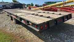 Trailboss Flatbed Trailer, NO TITLE, GVWR 49,860 lb., 2 Axle