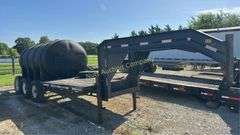 Shop Built Gooseneck Nurse Trailer. Triple axle. NO TITLE