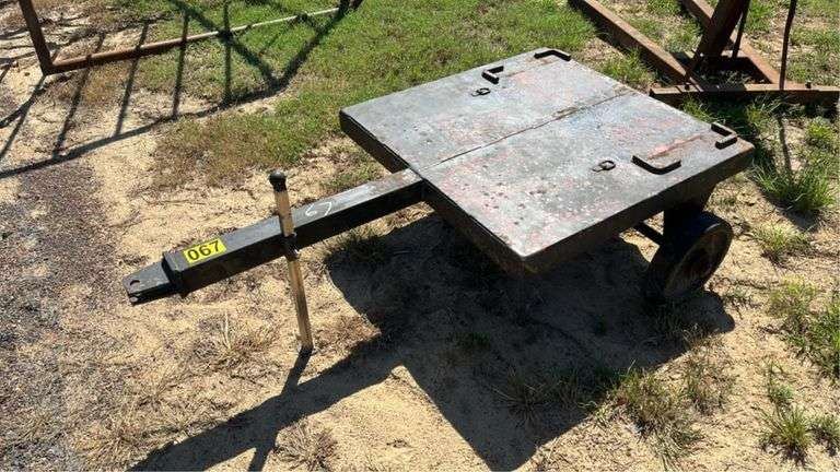 Heavy Duty Trailer 3'x3' - NO TITLE Homemade