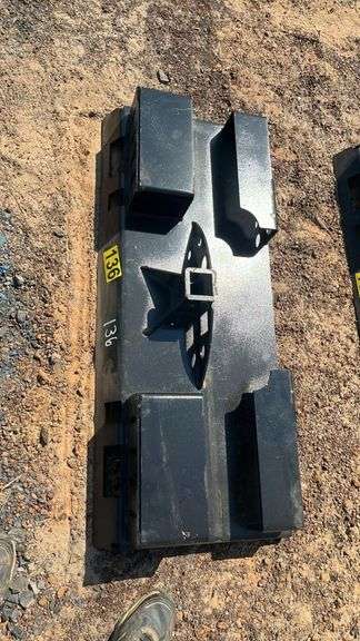 Quick Attach Weld Plate With Receiver, baskets & Pin Holes