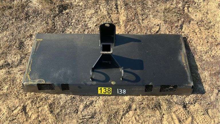 Quick Attach Weld Plate With Receiver and Pin Pull