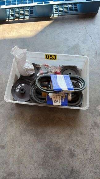 Grasshopper Deck Pullies(Qty 7) & Deck Belts Size 5/8" x 94" (Qty 5)