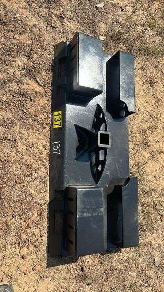 Quick Attach Weld Plate With Receiver, baskets & Pin Holes