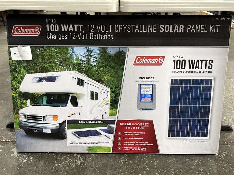 thumbnail interactive-video image 1 of Topyond 100W Portable Solar Panel Kit - IP67 Waterproof With 20A Controller For RV, Boat & Outdoor 1 of 12