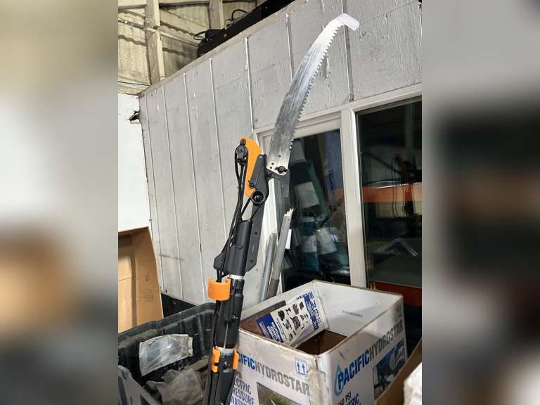 1) Corona Sidewalk & Boarder Edge Gardening Tool; Fiskars Long Pole Saw