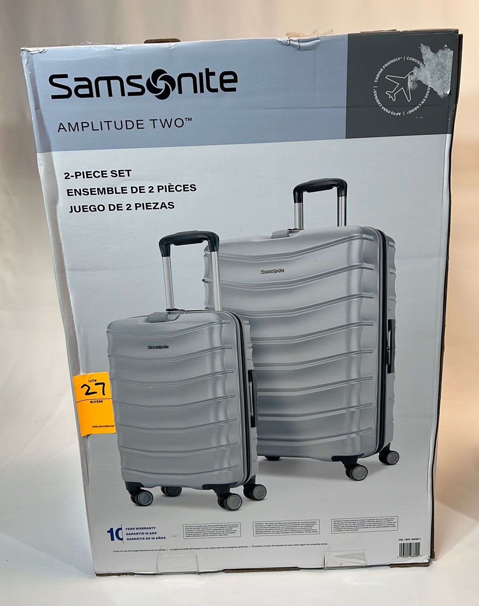 SAMSONITE- Amplitude Two 2-Piece Hardside Luggage Set - NW