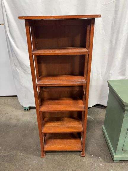 5-Shelf Wood DVD Stand