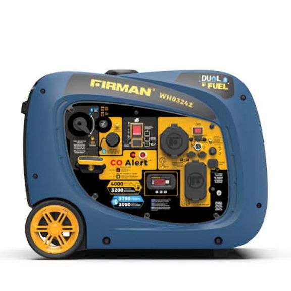Firman WHO3242 Dual-Fuel Electric Start Inverter Generator GAS/ LPG *Tested/Runs/Works