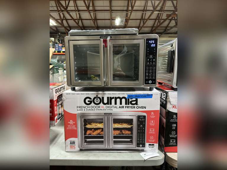 Gourmia French Door XL Digital Air Fry Oven **NIB/Complete/Tested Works**