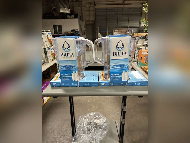 2) Brita Filtering Water Pitcher with Extra Filters **New/Like New/Complete**