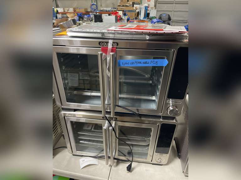2) Gourmia Digital Countertop XL Digital Air Fry Oven **Used/Non Op/Parts Only**