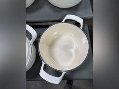 2) Tramontina Enamled Cast Iron Dutch Ovens **New/Like New/Loose**