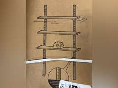 Keter Adjustable Shelving Kit 100 38”x11” *NIB