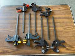 (7) 12" Ratcheting Bar Clamps