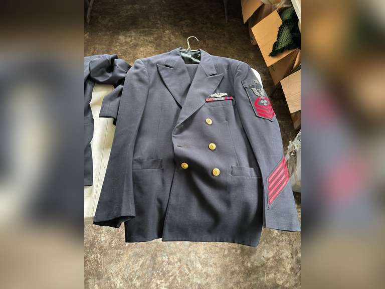 (4) Navy Formal Suits