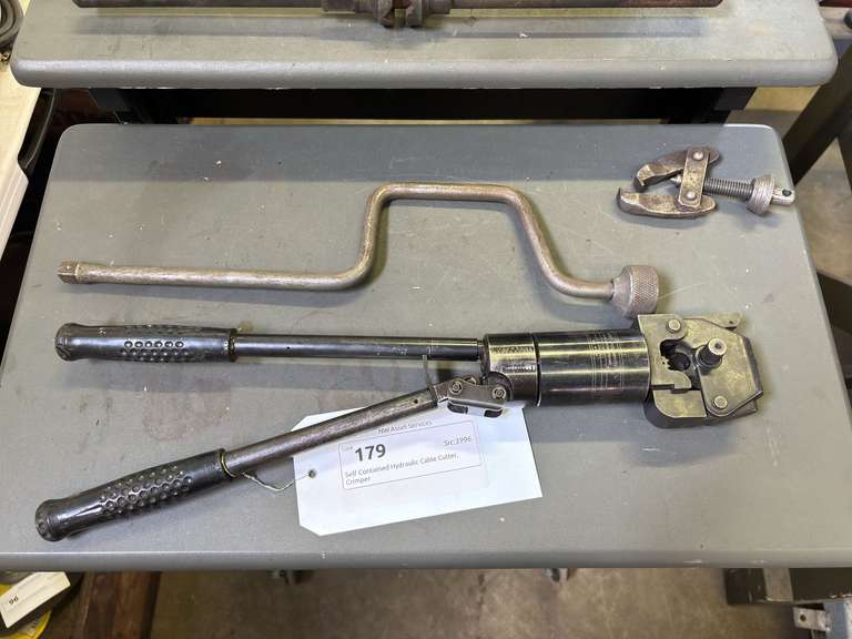 Self Contained Hydraulic Cable Cutter, Crimper