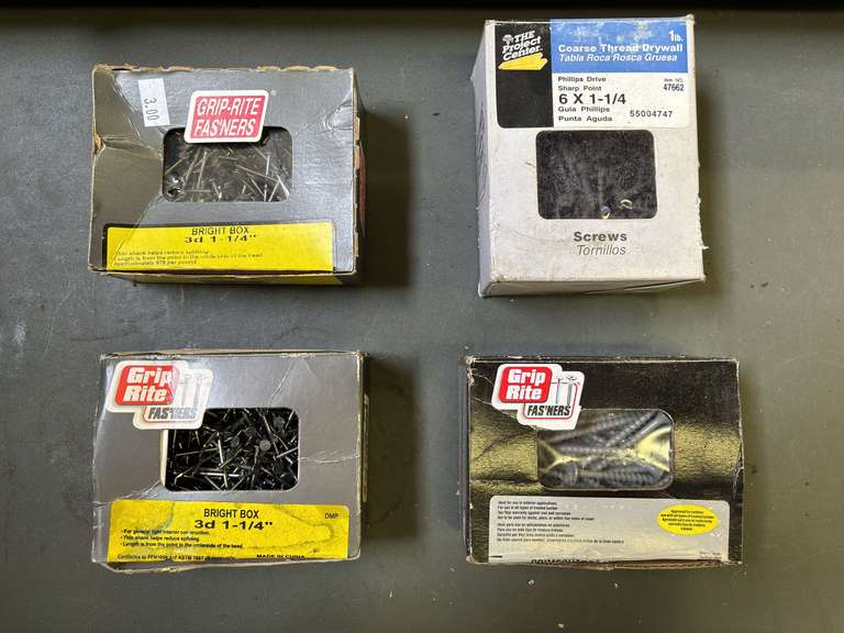Assorted Screws & Fasteners