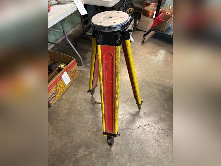 Mayes 96” Ruler, Grade Stick, Tripod, Squares & Straight Edge