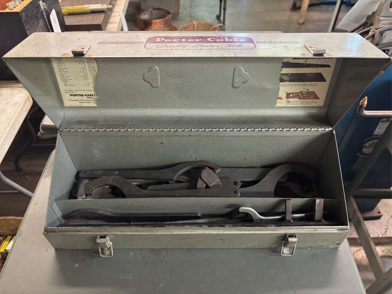 Late Tooling in Porter Cable Toolbox