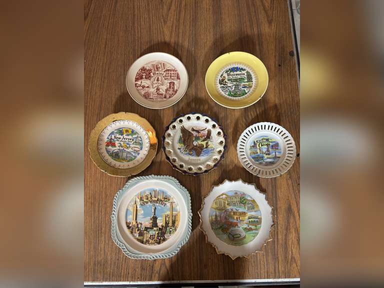 (7) Assorted “East Coast” Decorative Plates