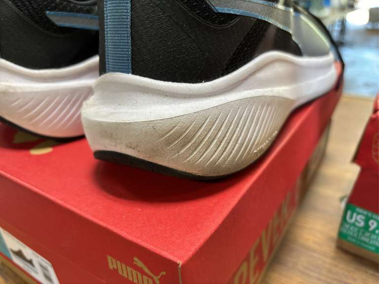 (2) Pair Men’s Puma Sneakers -Black/Blue Size 9.5 & 12-