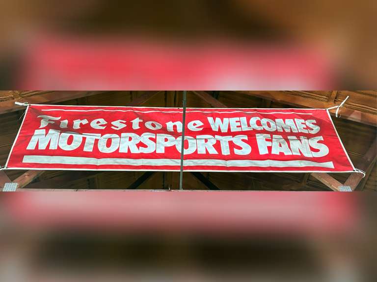 Firestone Race Track Banner - Approx. 10ft