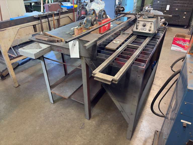 Welding/Cutting Table - 60”W x 49-1/2”D x 40”H