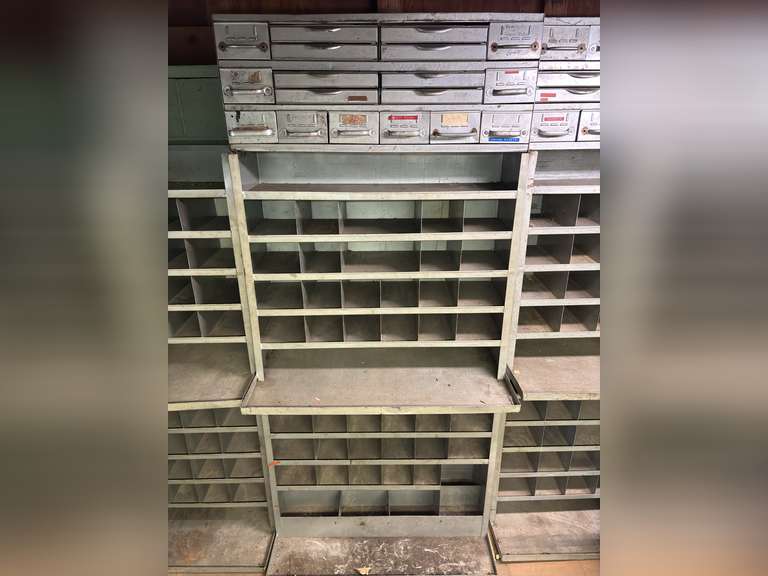 Metal Hardware Organizer Cabinet
