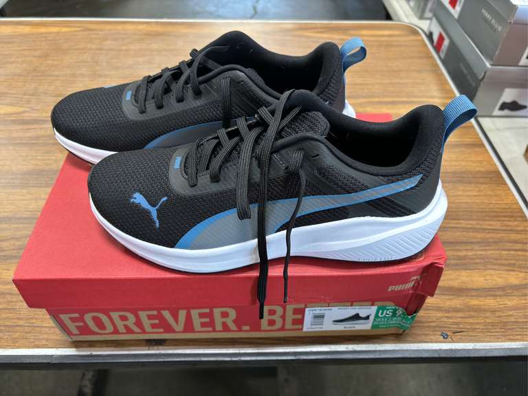 (2) Pair Men’s Puma Sneakers -Black/Blue Size 9.5 & 12-