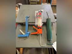 (2) Caulk Guns & Vintage Grease Gun