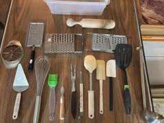 (2) Totes of Assorted Kitchen Tools