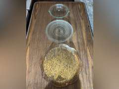 (3) Assorted Glass Serving Dishes