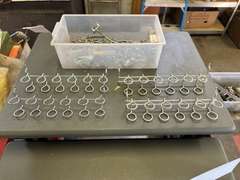 Assorted Pegboard Holders & Plastic Wall-Mount Tool Organizer