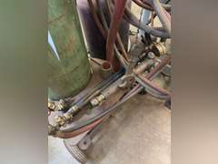 Oxy-Acetylene Welding Setup w/ Tanks, Adapters, Hoses, Cutting/Welding Tips & Cart